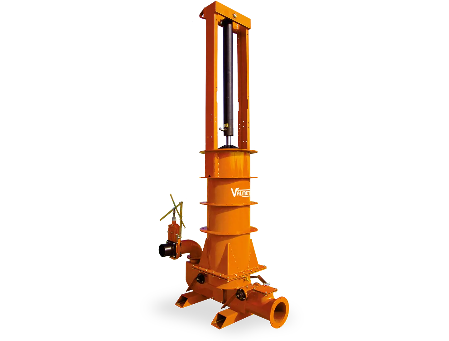 Hydraulic piston pump for slurry or liquid manure